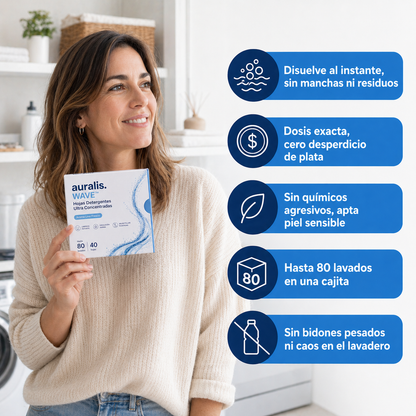 WAVE™: Ropa impecable rápido y sin gastar de más.