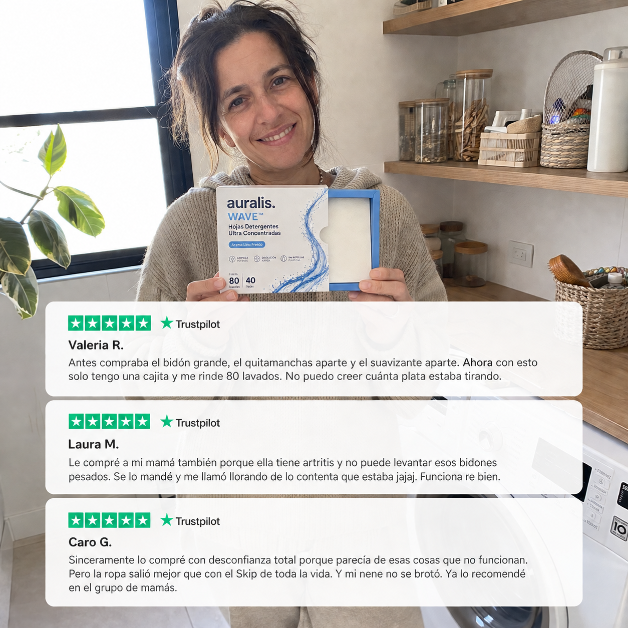 WAVE™: Ropa impecable rápido y sin gastar de más.